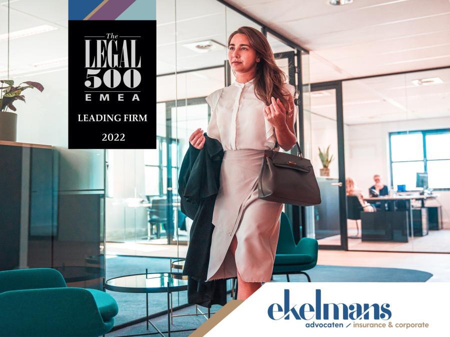 Ekelmans Advocaten klimt verder omhoog op de Legal 500 ranglijst van de beste Nederlandse advocatenkantoren op het gebied van Verzekeringsrecht.