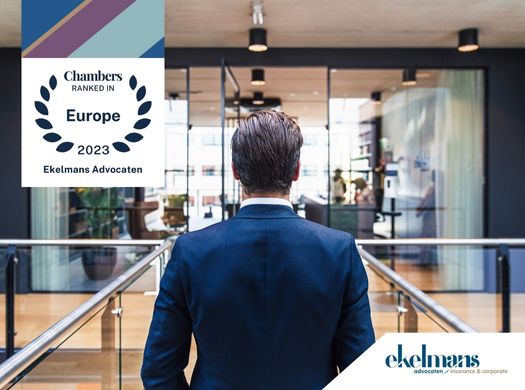 The prestigious international lawyers guide Chambers & Partners Europe awards Ekelmans Advocaten with a ranking on the list of the best Dutch Insurance law firms.