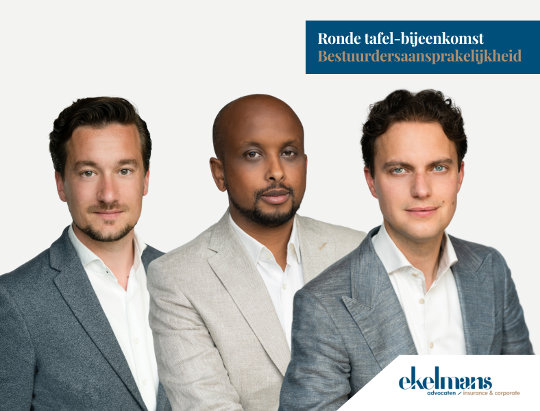 Ronde tafel bestuurdersaansprakelijkheid Ronde tafel bestuurdersaansprakelijkheid