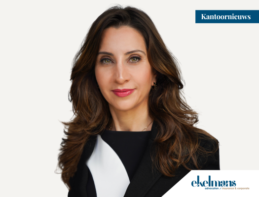 We are very pleased to announce the arrival of Taraneh Riyazi. She started as a partner at Ekelmans Advocaten on 1 January 2024. She has more than 20 years of experience as a lawyer and is skilled in cassation as well as insurance and liability law.