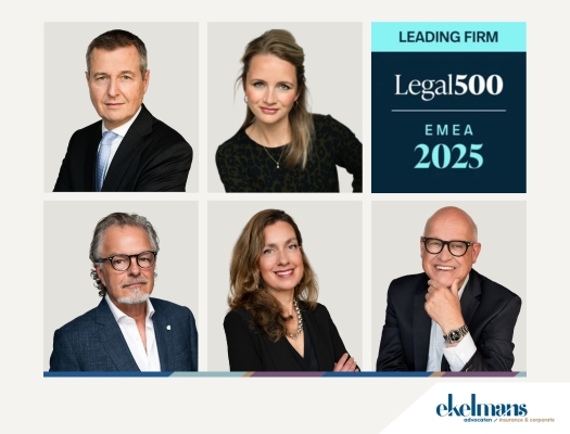 Outstanding recommendations for Ekelmans Advocaten in The Legal 500 EMEA 2025